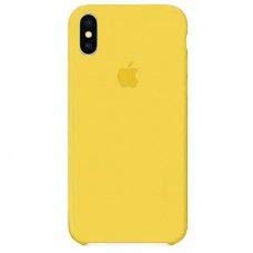 Capa Case Capinha Silicone Aveludado Iphone X 10 Amarelo