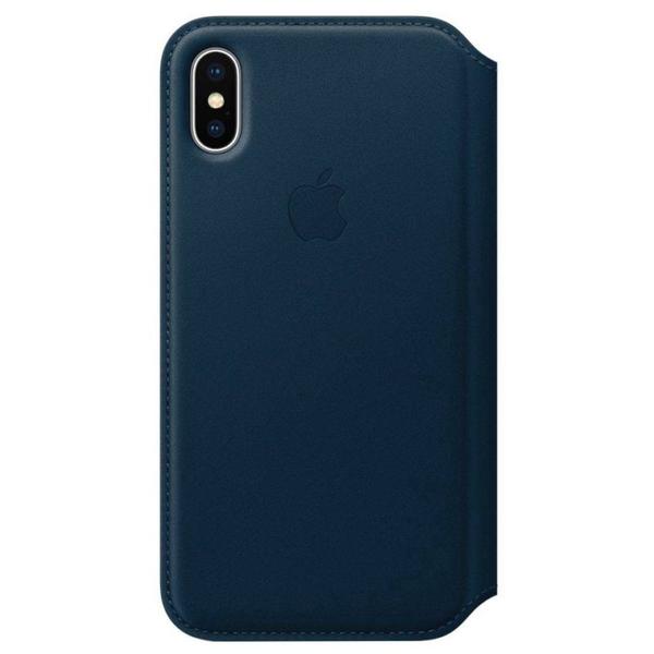 Capa Case Couro Premium - Iphone Azul 6S