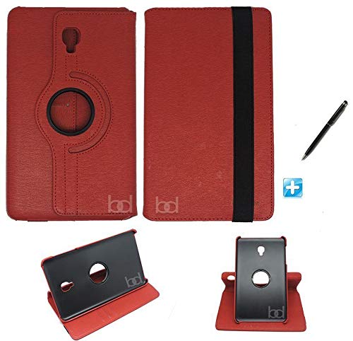 Capa Case Galaxy Tab a 10.5´ - T590 Giratória 360 / Caneta Touch (Vermelho)