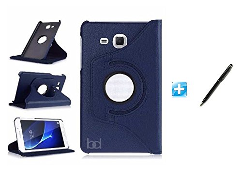 Capa Case Galaxy Tab a 7.0 T280/T285 Giratória 360/Caneta Touch (Azul)