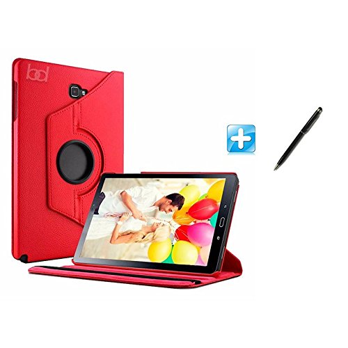 Capa Case Galaxy Tab a 7.0 T280/T285 Giratória 360/Caneta Touch (Vermelho)