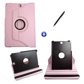 Capa Case Galaxy Tab a - 8.0´ P350 / P355 Giratória 360 / Caneta Touch (Rosa)