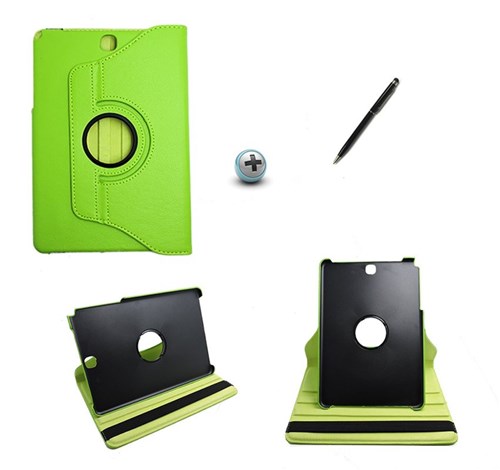 Capa Case Galaxy Tab a - 9.7´ P550 / P555 Giratória 360 / Caneta Touch (Verde)