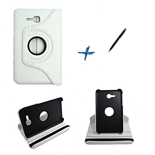 Capa Case Galaxy Tab e - 7´ T113/115 Giratória 360º/Caneta Touch (Branco)
