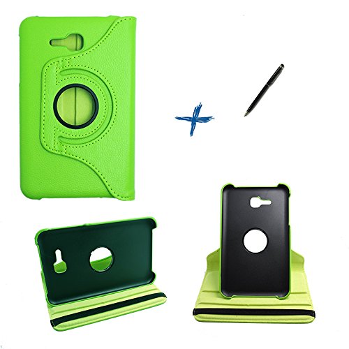 Capa Case Galaxy Tab e - 7´ T113/115 Giratória 360º/Caneta Touch (Verde)