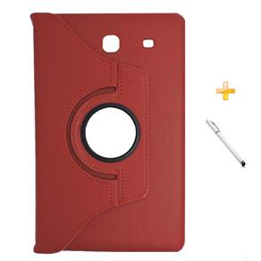Capa Case Galaxy Tab e - 9.6´ T560 Giratoria 360 / Caneta Touch (Vermelho)