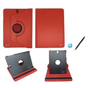 Capa Case Galaxy Tab S3 - T820/T825 Giratória / Caneta Touch Vermelho