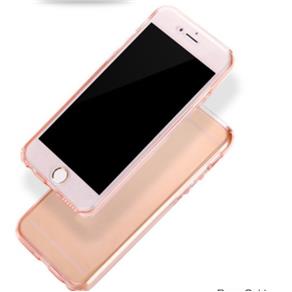 Capa Case Iphone 7 Plus Silicone - Laranja