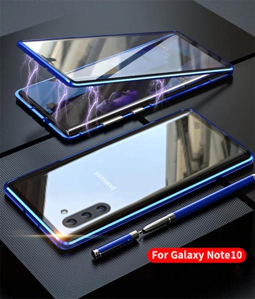 Capa Case Magnética Blindada Samsung Galaxy Note 10 - Azul - Luphie