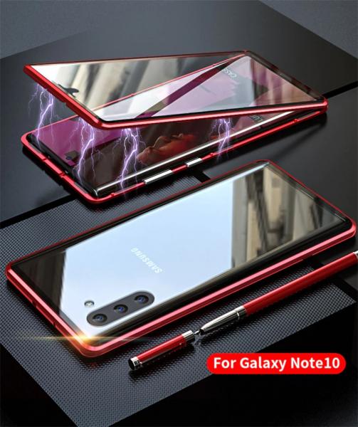 Capa Case Magnética Blindada Samsung Galaxy Note 10 - Vermelho - Luphie