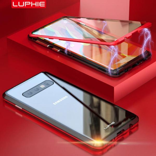 Capa Case Magnética Blindada Samsung Galaxy S9 - Vermelho - Luphie
