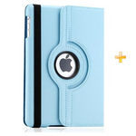 Capa Case Para Ipad Air Apple Giratória 360º / Caneta Touch (Azul)