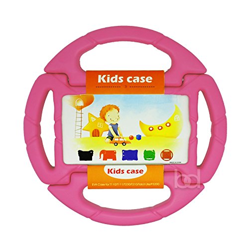 Capa Case Protetor Infantil Anti-Choque"Volante" Galaxy Tab 4 T230 7" BD NET (Rosa)
