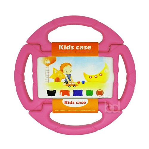 Capa Case Protetor Infantil Anti-Choque 'Volante' Galaxy Tab 4 T230 7' Bd Net (Rosa)