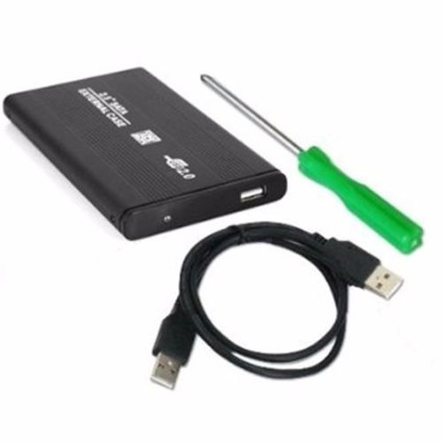 Capa Case Sata HD Notebook 2.5 Bolso USB Proteção Externa Ideal Transformar Seu HD Antigo em Externo