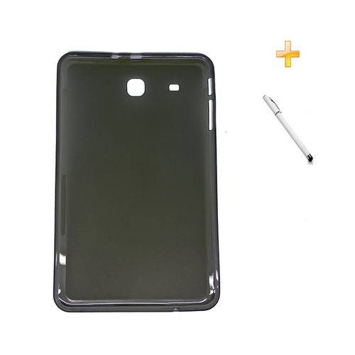 Tudo sobre 'Capa Case TPU Galaxy Tab e - 9.6´ T560 Fumê / Caneta Touch'