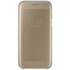 Capa Clear View Samsung Galaxy A7 2017 Dourada