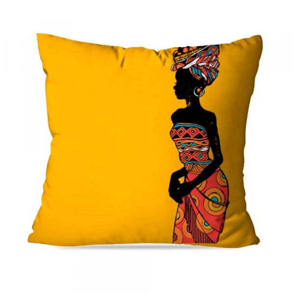 Almofada Avulsa Africana Amarela - Love Decor