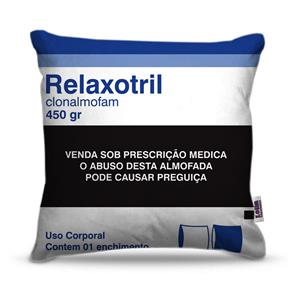 Capa de Almofada - Divertidas - Rivotril Relaxotril - Referência: DIV011