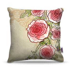 Capa de Almofada - Flor - Rosas Desenho - Referência: FLO032