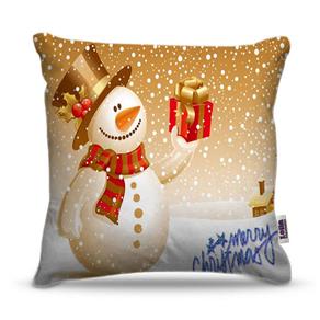 Capa de Almofada - Natal - Boneco de Neve - Referência: NAT014