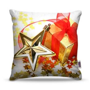 Capa de Almofada - Natal - Presentes Dourados de Natal - Referência: NAT012