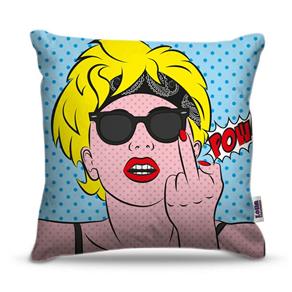 Capa de Almofada - Pop Art - Lady - Referência: POP011