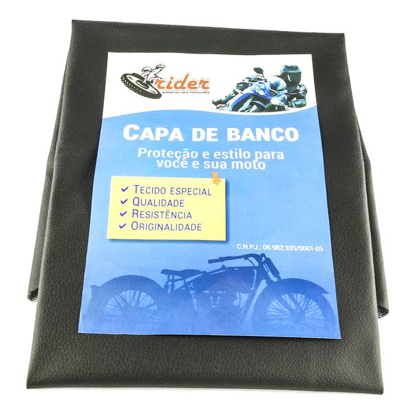 Capa de Banco Fan 125 2014 Preta - Rider