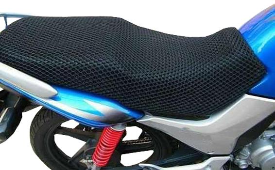 Capa de Banco para Moto Termica Impermeavel Ventilada Motocicleta Cor Preta (Q-80150 ) - Hq