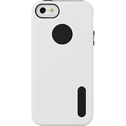 Capa de Celular para IPhone 5 e 5S Dupla Camada Branca/Preta - IKase