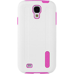 Tudo sobre 'Capa de Celular para Samsung S4 Dupla Camada Branca/Rosa - IKase'