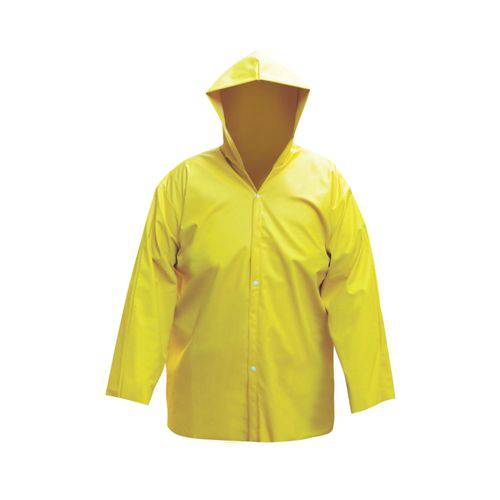 Capa de Chuva Forrada Amarela G - Plastcor