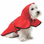 Capa de Chuva para Cachorro Vermelho TM P