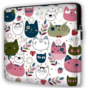 Capa de Notebook com Alça de Ombro - Cats - 14"