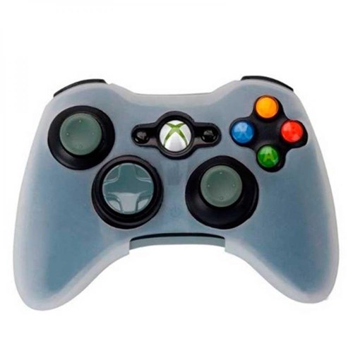 Capa de Silicone Branca para Controle Xbox 360
