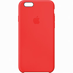 Capa de Silicone para IPhone 6 Plus - Vermelha