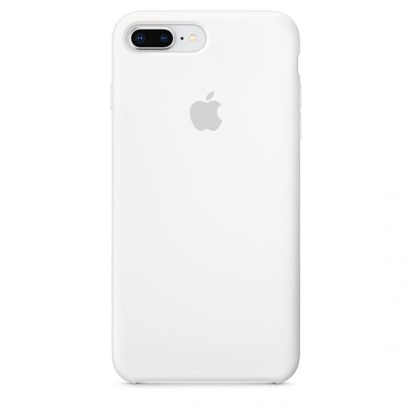 Capa de Silicone para IPhone 8 Plus / 7 Plus - Branca - M3 Imports