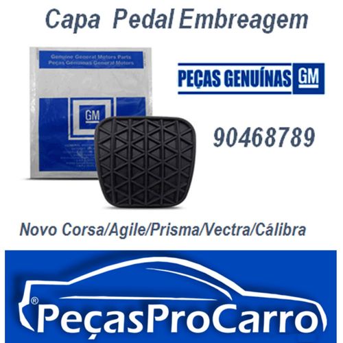 Tudo sobre 'Capa do Pedal Embreagem Agile Prisma Corsa Vectra Original'