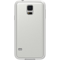Capa em Acrílico/TPU para Samsung Galaxy S5 + Película Fosca Branco - Driftin
