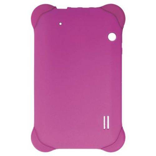 Capa Emborrachada para Tablet 7 Polegadas Rosa Case Infantil Multilaser PR937