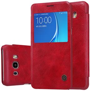 Capa Flip Cover Nillkin Qin para Samsung Galaxy J5 Metal 2016 - J510-Vermelha