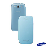 Capa Flip Cover Samsung Azul para Galaxy SIII