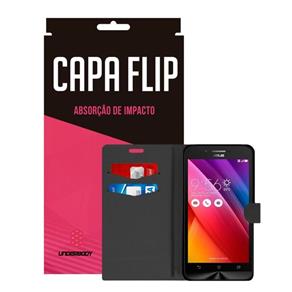 Capa Flip Preta para Asus Zenfone Selfie - Underbody
