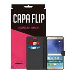 Capa Flip Preta para Samsung Galaxy A8 - Underbody