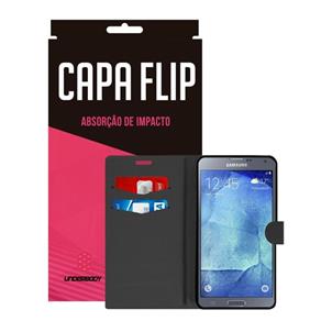 Capa Flip Preta para Samsung Galaxy S5 New Edition - Underbody