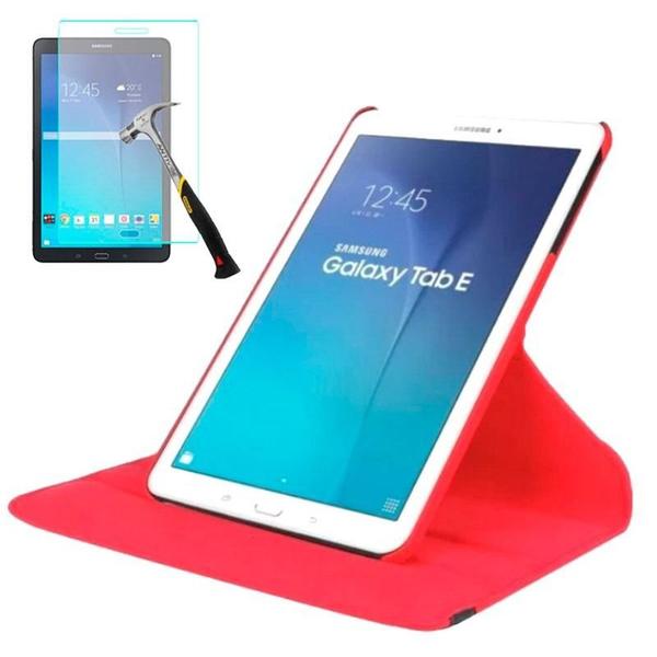 Capa Giratória para Tablet Samsung Galaxy Tab e 9.6" SM-T560 / T561 / P560 / P561 + Película de Vidro - Lka