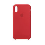 Capa Iphone XS Silicone Case - Vermelho