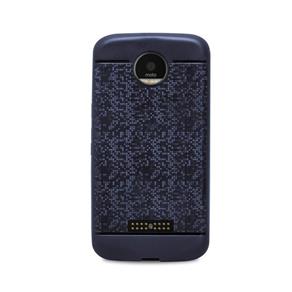 Capa Mosaico Azul para Motorola Moto Z - Underbody