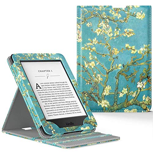 Capa Novo Kindle Paperwhite a Prova D'água WB ® Premium Vertical Auto Hibernação - Flores