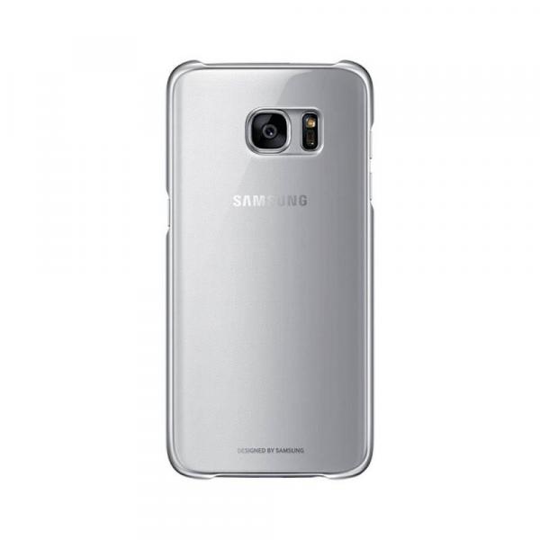 Capa Original Protetora Clear Cover Samsung Galaxy S7 Edge - Prata